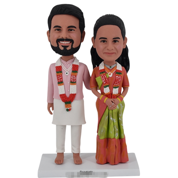 1. Custom Wedding Bobbleheads