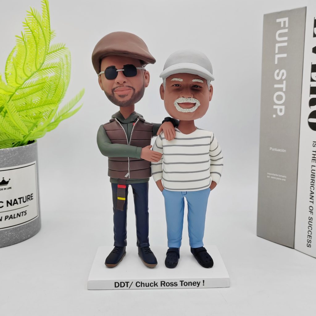 H3: 1. Double Bobblehead Best Friends (Two Men)