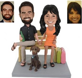 Husband and Wife Bobbleheads